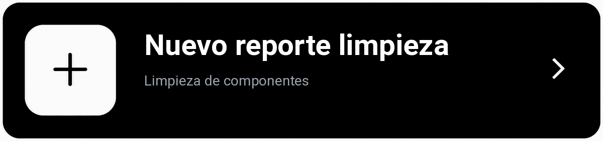 Nuevo reporte limpieza
