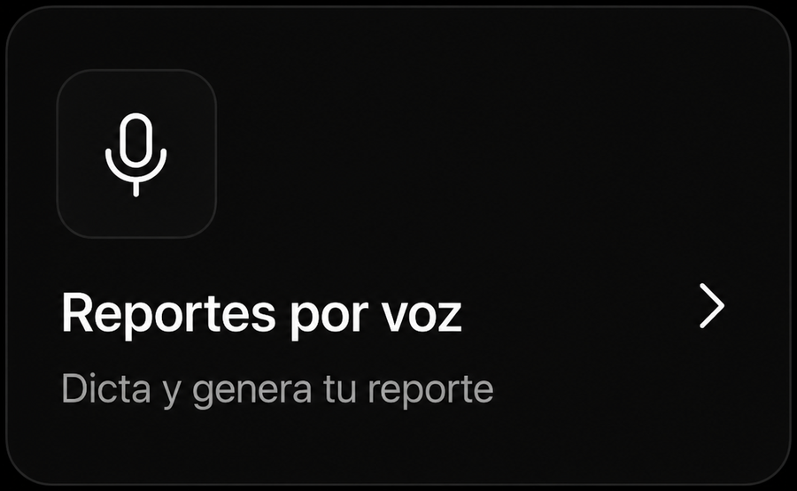Reportes por voz